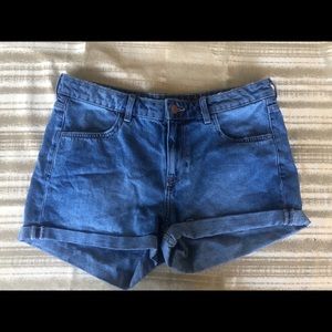 H&M cuffed jean shorts
